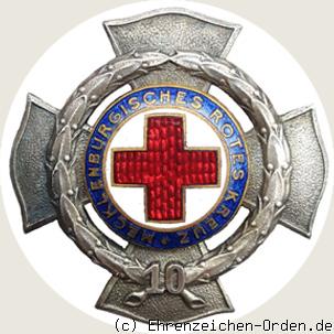 Ehrenzeichen des Mecklenburgischer Landesvereins vom Roten Kreuz 10 Jahre