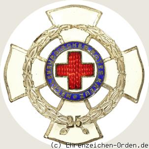 Ehrenzeichen des Mecklenburgischer Landesvereins vom Roten Kreuz 25 Jahre