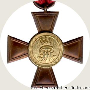 Militär-Dienstkreuz der Unteroffiziere und Mannschaften  für 15 Jahre 1841 – 1868
