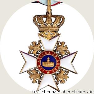 Hausorden der Wendischen Krone  Komturkreuz