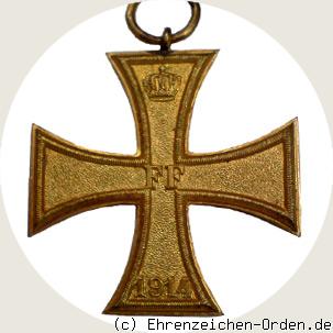 Militär-Verdienstkreuz 2.Klasse 1914 Rückseite