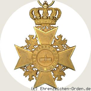 Hausorden der Wendischen Krone Goldenes Verdienstkreuz