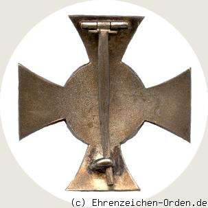 Kreuz für Auszeichnung im Kriege 1. Klasse Rückseite