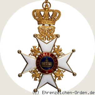 Hausorden der Wendischen Krone Großkreuz mit der Krone in Gold