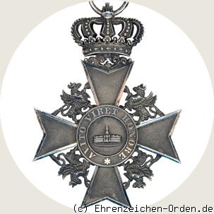 Hausorden der Wendischen Krone Silbernes Verdienstkreuz
