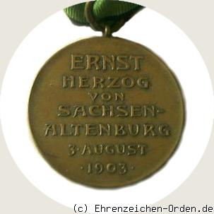 Medaille zum 50. Regierungsjubiläum 1903 in Bronze Rückseite