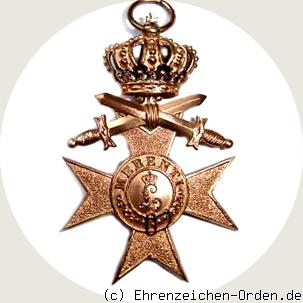 Militärverdienstkreuz 3.Klasse mit Schwertern und Krone (3.Form 1913)