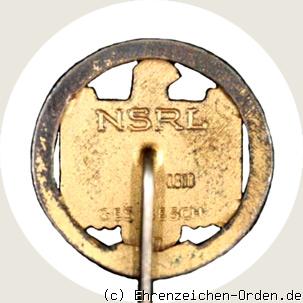 Meisterschaftsabzeichen des NS-Reichsbund für Leibesübungen 1941 Rückseite