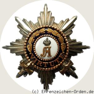 Herzoglich Nassauischer Militär-und Zivilverdienstorden – Bruststern zum Großkreuz mit Schwertern