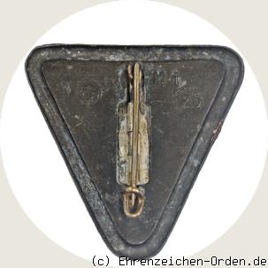 NS-Frauenschaft Abzeichen für Ortsfrauenschaftsleiterin R&uuml;ckseite