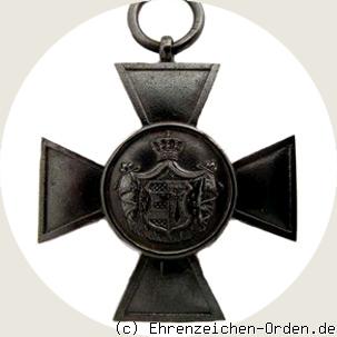 Oldenburger Haus- und Verdienstorden – Ehrenkreuz 3. Klasse Rückseite