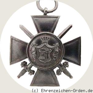 Oldenburger Haus- und Verdienstorden – Ehrenkreuz 3. Klasse mit Schwertern Rückseite