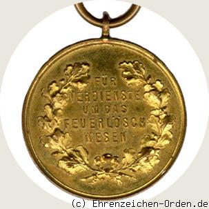Medaille Verdienste um das Feuerlöschwesen (Freistaat Oldenburg) Rückseite