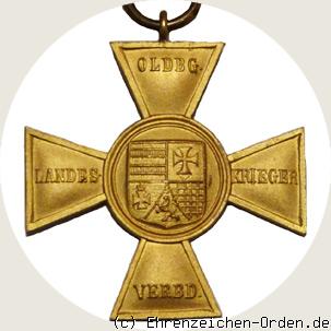 Ehrenkreuz 2. Klasse Oldenburger Landeskriegerverband Rückseite