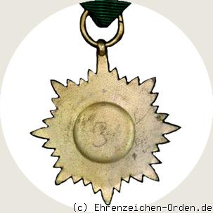 Tapferkeits- und Verdienstauszeichnung für Ostvölker 2.Klasse Gold ohne Schwerter Rückseite