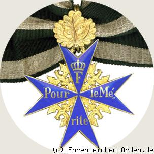 Orden Pour le Merite für Militärverdienst  Ordenskreuz mit Eichenlaub