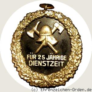 Feuerwehr Ehrenzeichen 25 Jahre LV Preußen 2. Form