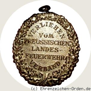 Feuerwehr Ehrenzeichen 25 Jahre LV Preußen 2. Form Rückseite
