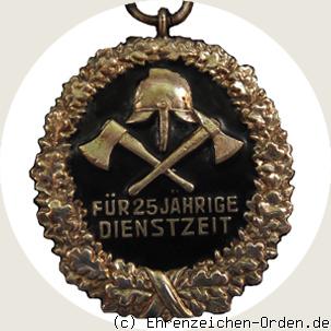 Feuerwehr Ehrenzeichen 25 Jahre LV Preußen 1.Form