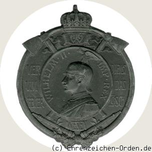 Ehrenzeichen für Verdienste im Feuerlöschwesen 1908 in Kriegsmetall