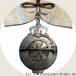Silbernes Frauen-Verdienstkreuz 1. Form mit Kaiserinnenkrone Rückseite