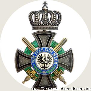 Königlicher Hausorden von Hohenzollern  Kreuz der Inhaber mit Schwertern