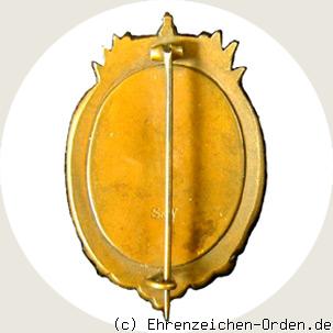 Hofjagd-Ehrenzeichen in Bronze Rückseite
