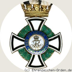 Königlicher Hausorden von Hohenzollern  Kreuz der Ritter Rückseite