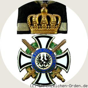 Königlicher Hausorden von Hohenzollern  Kreuz der Komture mit Schwertern