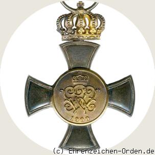 Kreuz des Allgemeinen Ehrenzeichens mit der Krone Rückseite