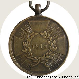 Kriegsdenkmünze für Kämpfer 1815