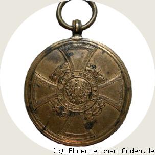 Hohenzollern Denkmünze für Nichtkämpfer 1848-1849