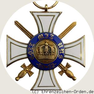 Königlicher Kronen-Orden Kreuz 3.Klasse mit Schwertern 1869-1918