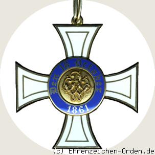 Königlicher Kronen-Orden Kreuz 1. Klasse 1916 – 1918 Rückseite