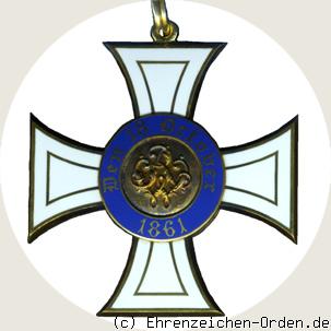 Königlicher Kronen-Orden Kreuz 2.Klasse 1869 – 1916 Rückseite