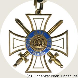 Königlicher Kronen-Orden Kreuz 2.Klasse mit Schwertern 1869-1916 (1918)