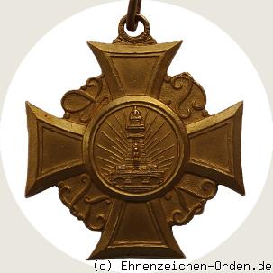 Ehrenkreuz 1.Klasse des Preußischen Landes-Kriegerverbandes 1921 Rückseite