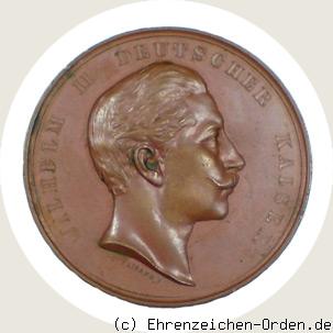 Bronzene Medaille für Verdienste um das Militär-Brieftaubenwesen 1. Form 1893