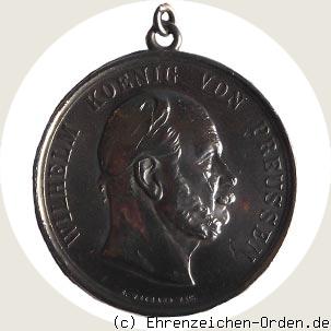 Schieß-Preismedaille Kaiser und König Wilhelm I. 1861