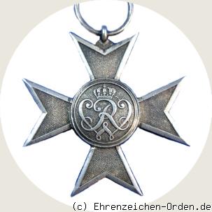 Verdienstkreuz in Silber Rückseite