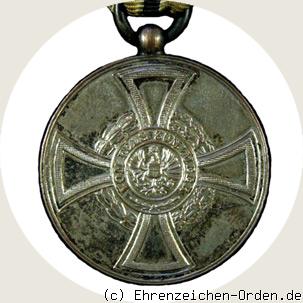 Treuedienstmedaille zum 75. Geburtstag Wilhelm II. Silber