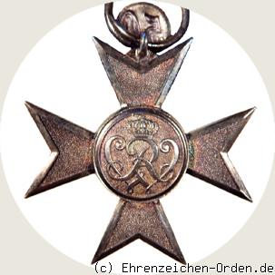 Verdienstkreuz in Silber mit Jubiläumszahl 50 Rückseite