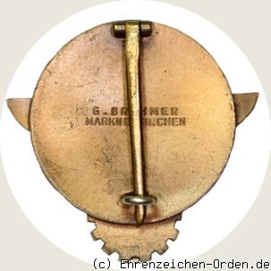 Ehrenzeichen Kreissieger im Reichsberufswettkampf 1938 Rückseite