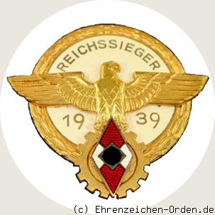 Ehrenzeichen Reichssieger im Reichsberufswettkampf 1939