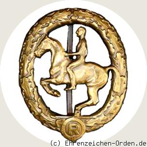 Deutsches Reiterabzeichen 3. Klasse Bronze 1930