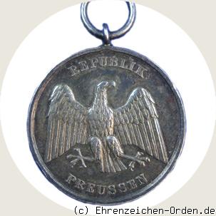 Rettungsmedaille am Band der Republik Preußen 1925