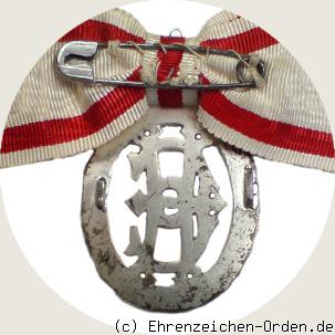 Erinnerungszeichen zur Silberhochzeit 1909 für Damen Rückseite
