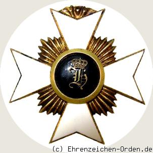 Fürstlich Reußisches Ehrenkreuz 1.Klasse Rückseite