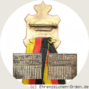 Mitgliedsabzeichen Reuss-Landeskriegerverband (ältere Linie) Rückseite