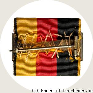 Feuerwehr Ehrenzeichen des Fürstentums Reuß ältere Linie 1905 Rückseite